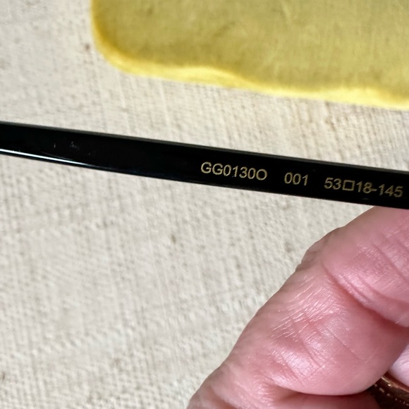GUCCI Reading Glasses black and gold - Picture 5 of 5